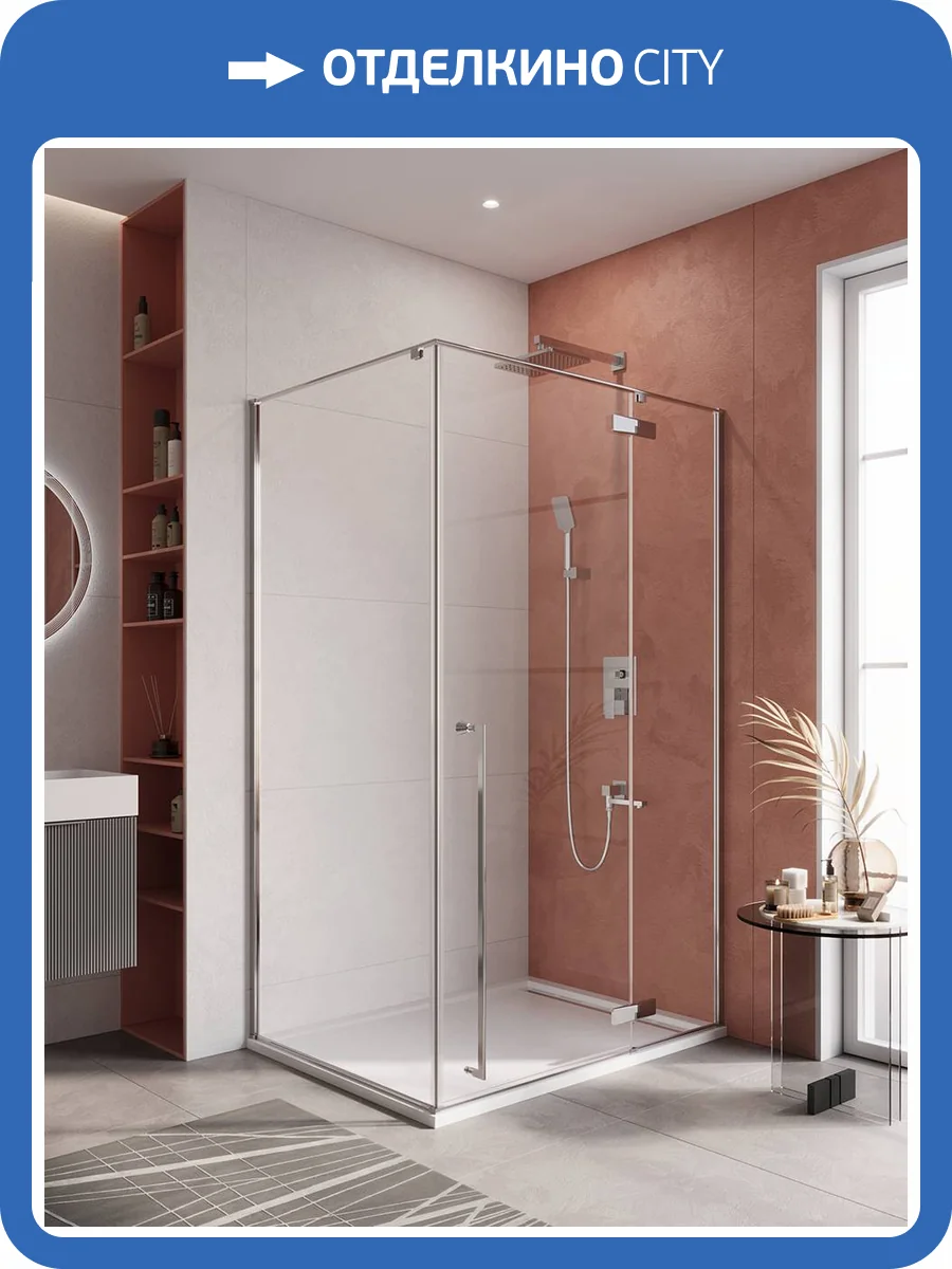 Душевой уголок Cezares LINER-AH-1-120/90-C-Cr-R профиль хром, стекло прозрачное, 120x90x195 фото 7