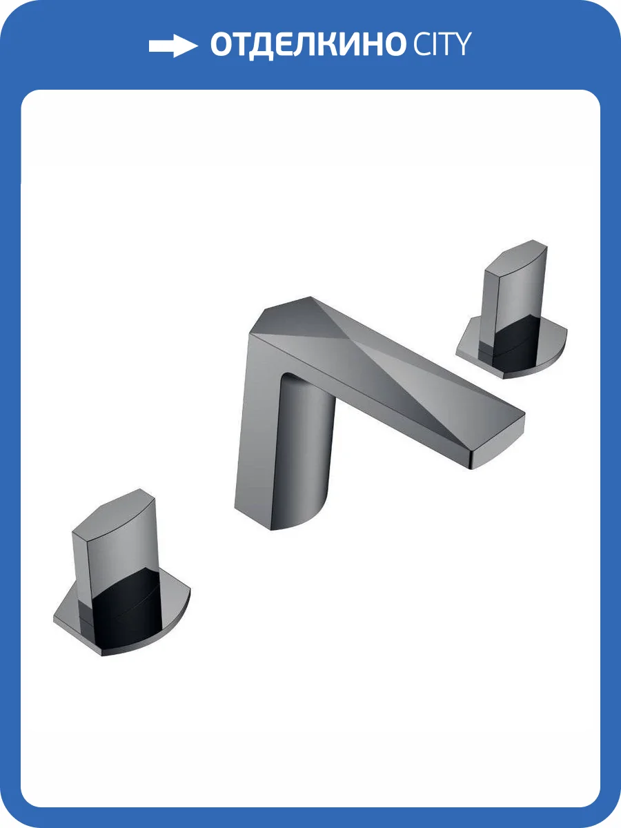 Смеситель для раковины Boheme Venturo 150-SGM-ICE встраиваемый фото 3