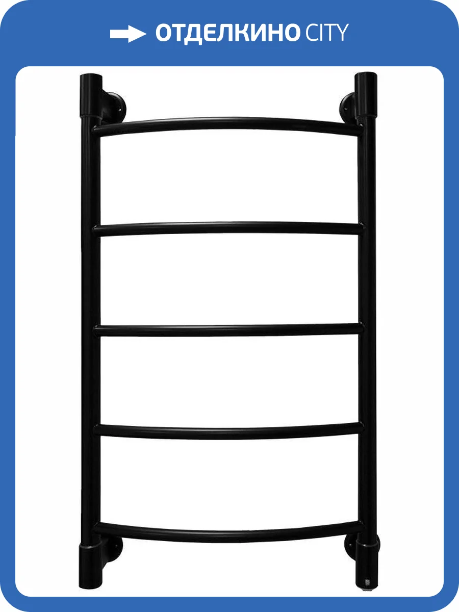Полотенцесушитель электрический Energy H2 85x50 черный матовый фото 4
