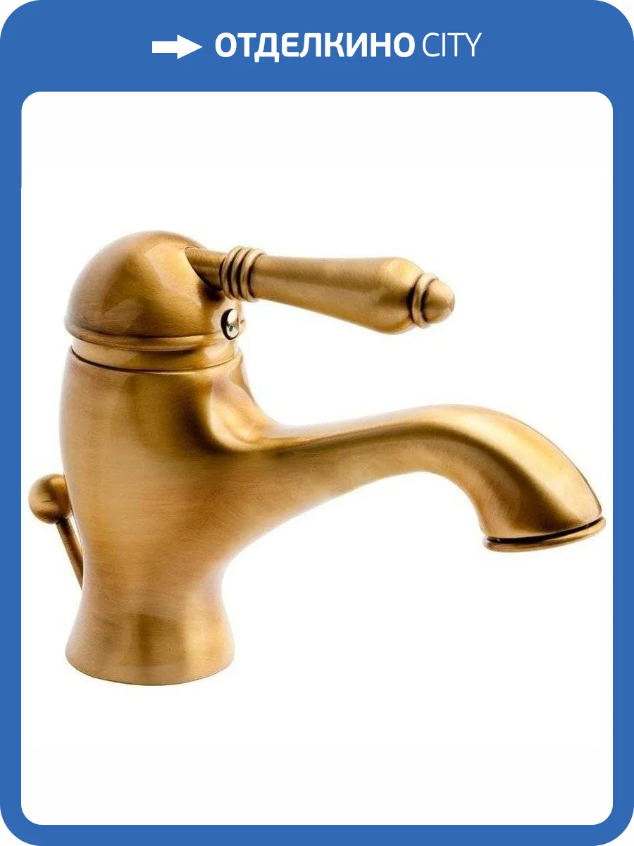Смеситель для раковины Nicolazzi Classica Lusso 3402BZ75 с д/к бронза фото 3