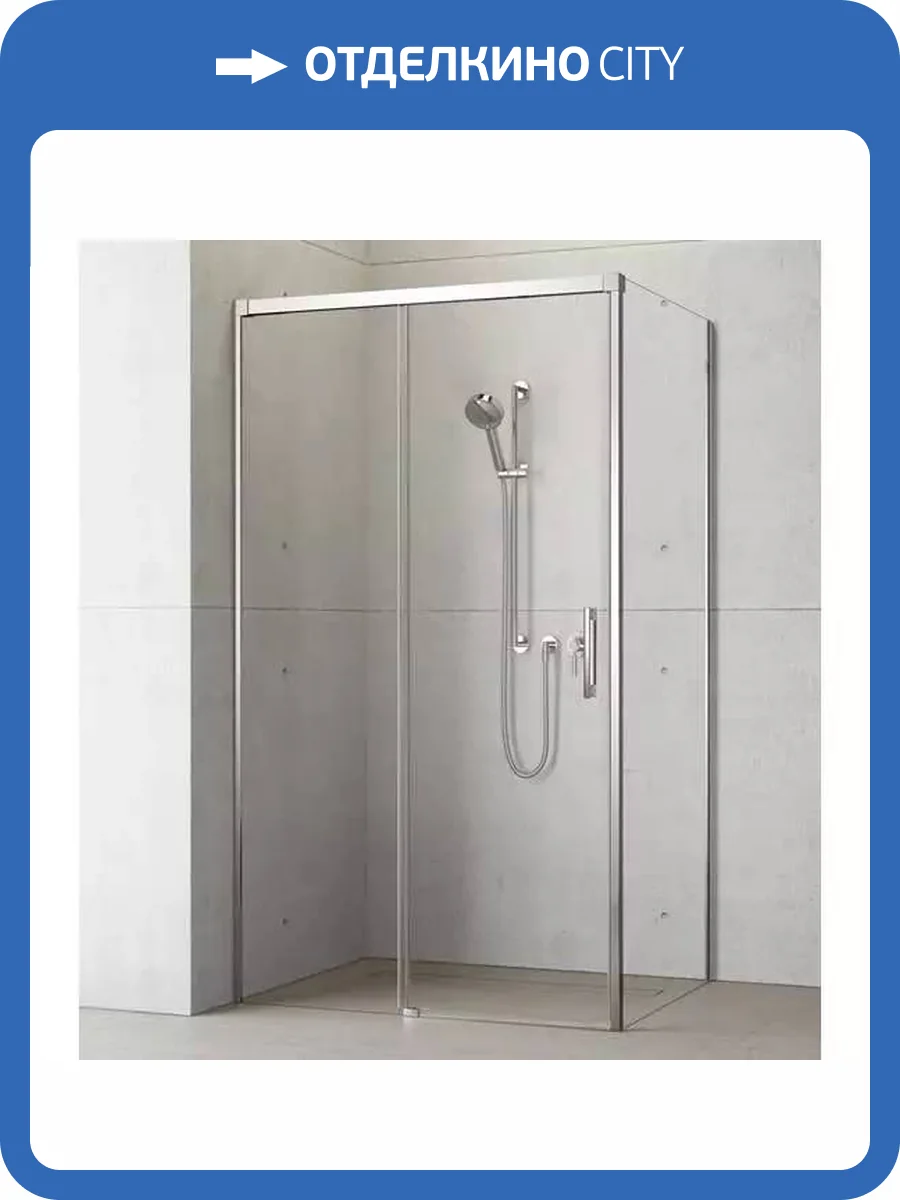 Душевой уголок Radaway Idea KDJ 140х75 см левый, стекло прозрачное, профиль хром фото 6