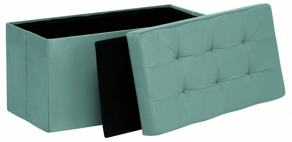 Банкетка-сундук Leset Леда 4687205442215 Голубой Velutto 43 фото 3