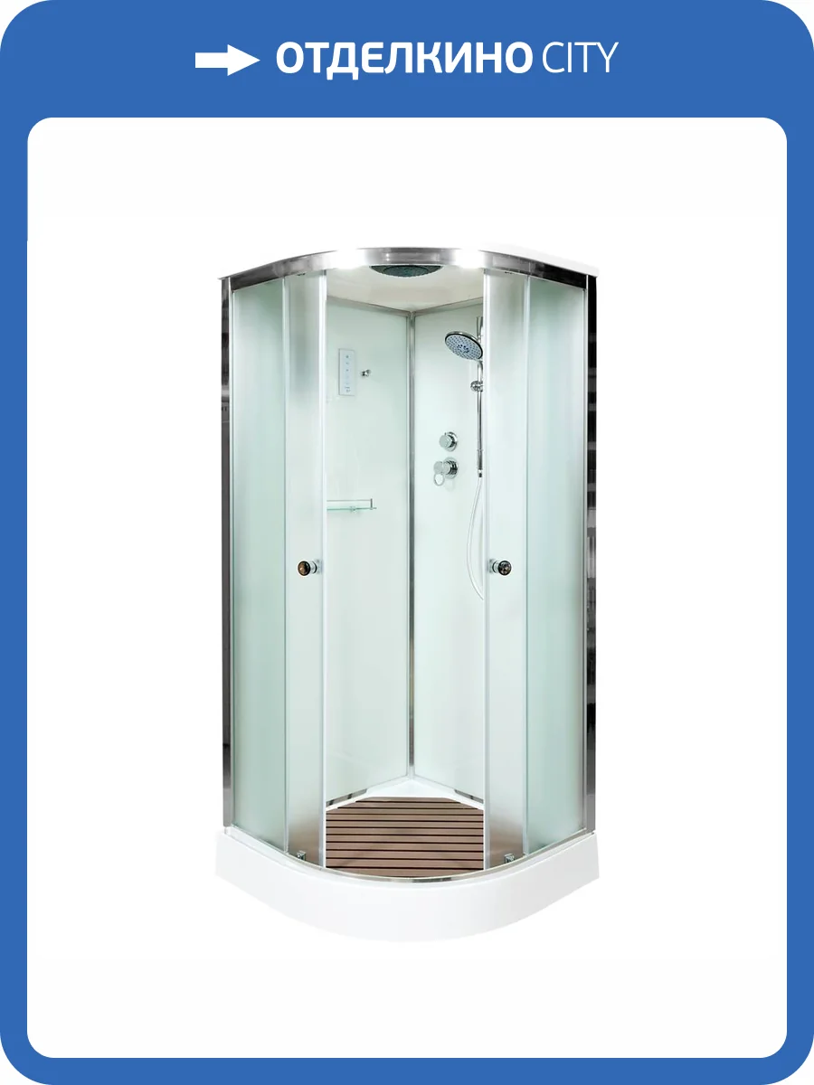 Душевая кабина AvaCan D08SEL с электрикой, 80x80x220 фото 14