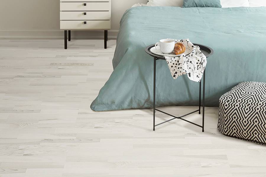 Пробковое покрытие Corkstyle Wood Esche Weiss Замковое 915x305x10 фото 3