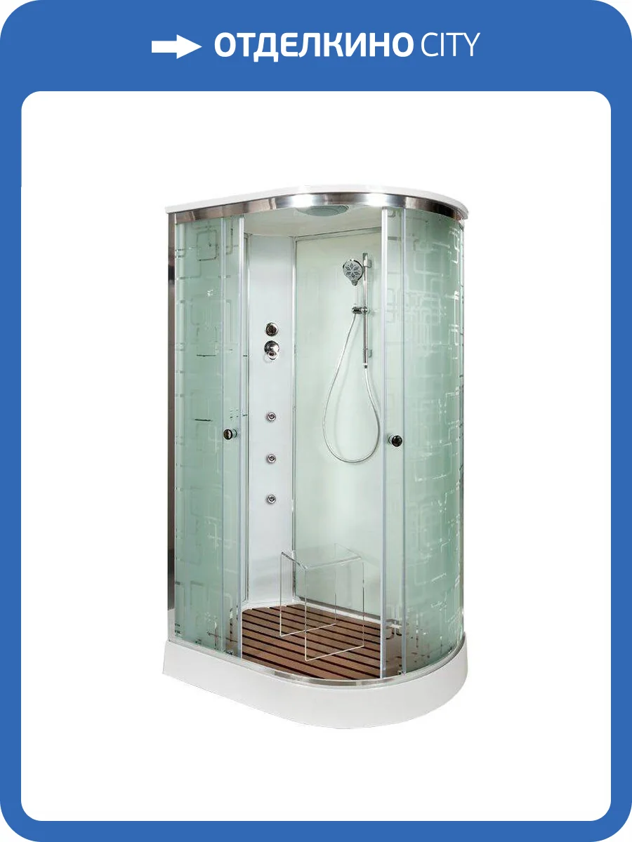 Душевая кабина AvaCan EM1511LGM с гидромассажем, 110x80x220 фото 14