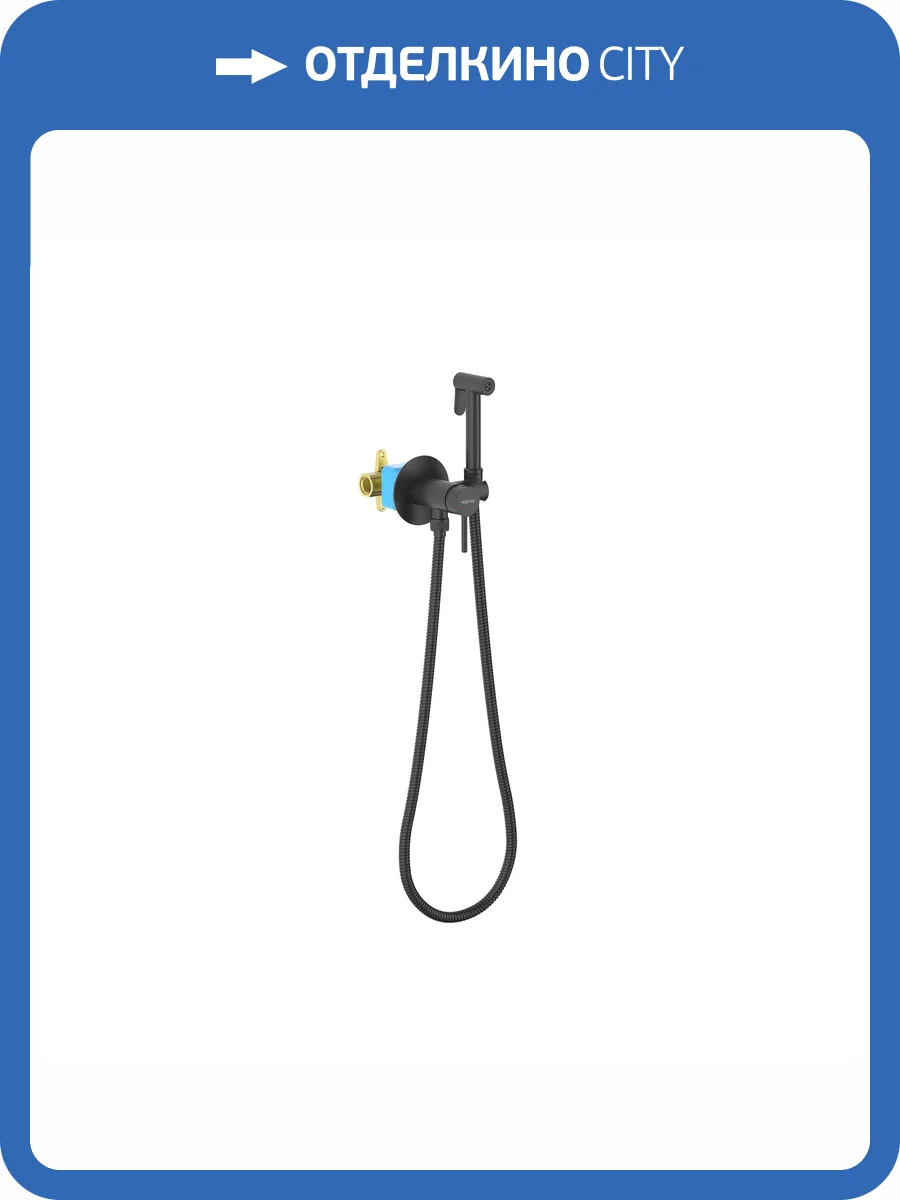 Гигиенический душ Aquatek Европа AQ1021MB черный матовый фото 7