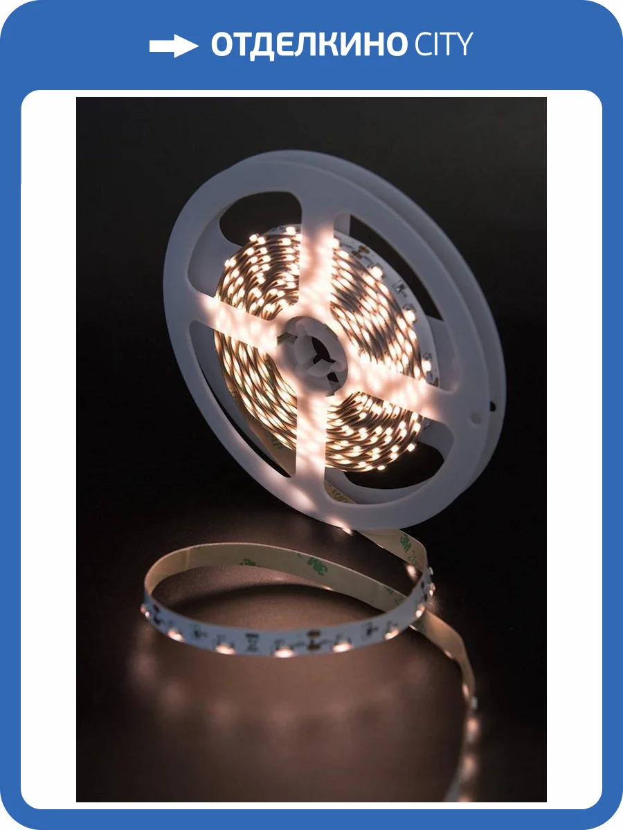 Светодиодная лента SWG 4,8W/m 60LED/m 315SMD теплый белый 5M 002201 фото 7