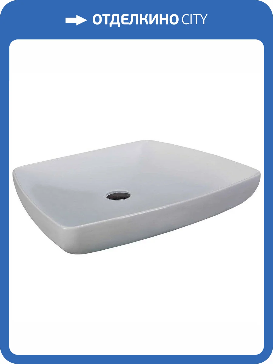 Раковина beWash Helenen 69601001 60 см, белая глянцевая фото 5