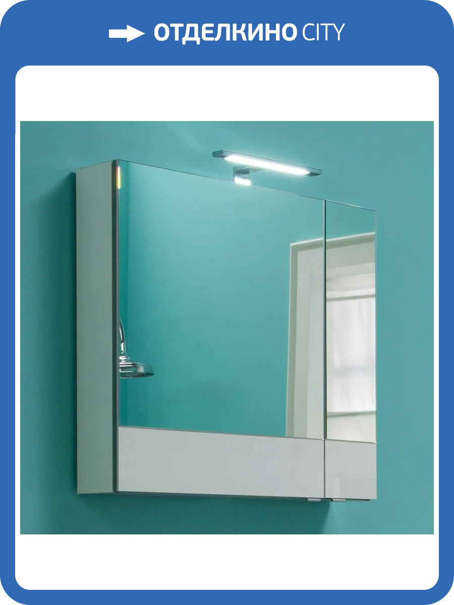 Зеркало-шкаф Aquanet Верона 75 белый фото 39