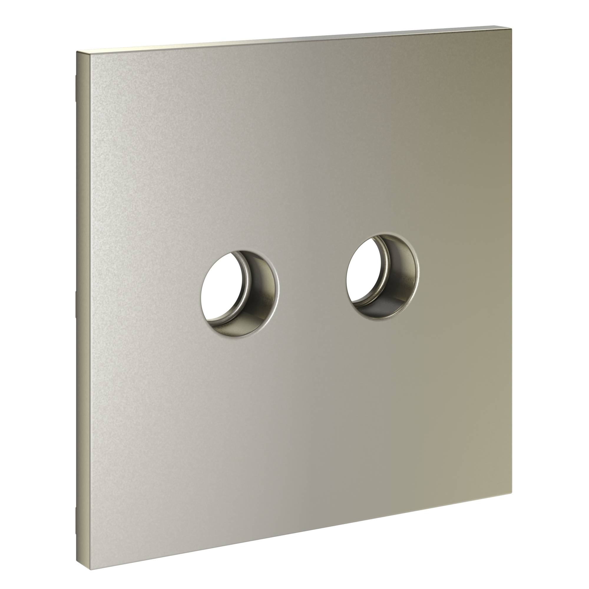 Лицевая панель для двойной ТВ розетки Voltum S70 VLS001604 шелк