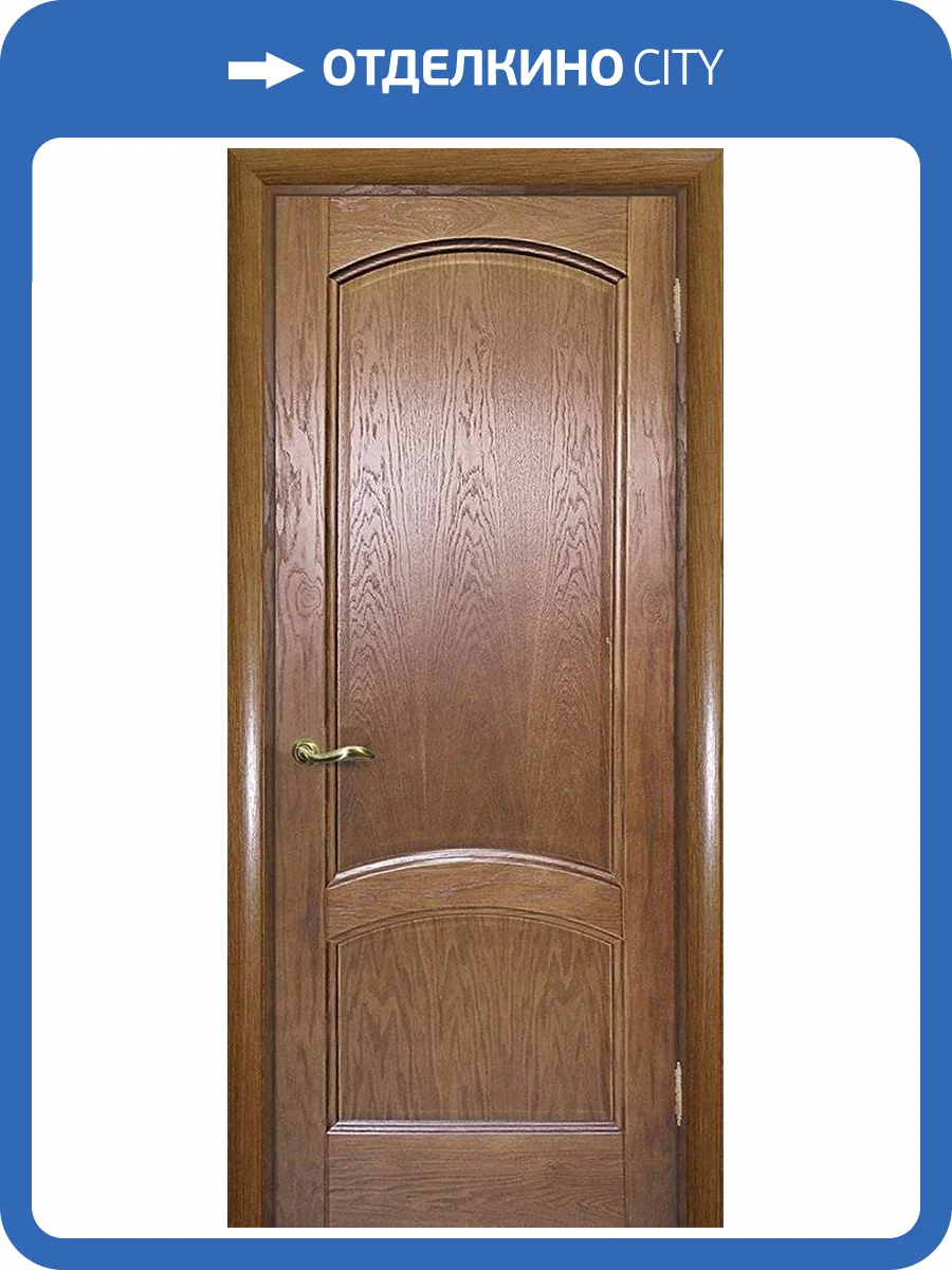 Межкомнатная дверь шпон Текона Вайт 01, глухая, дуб 600x2000 фото 2