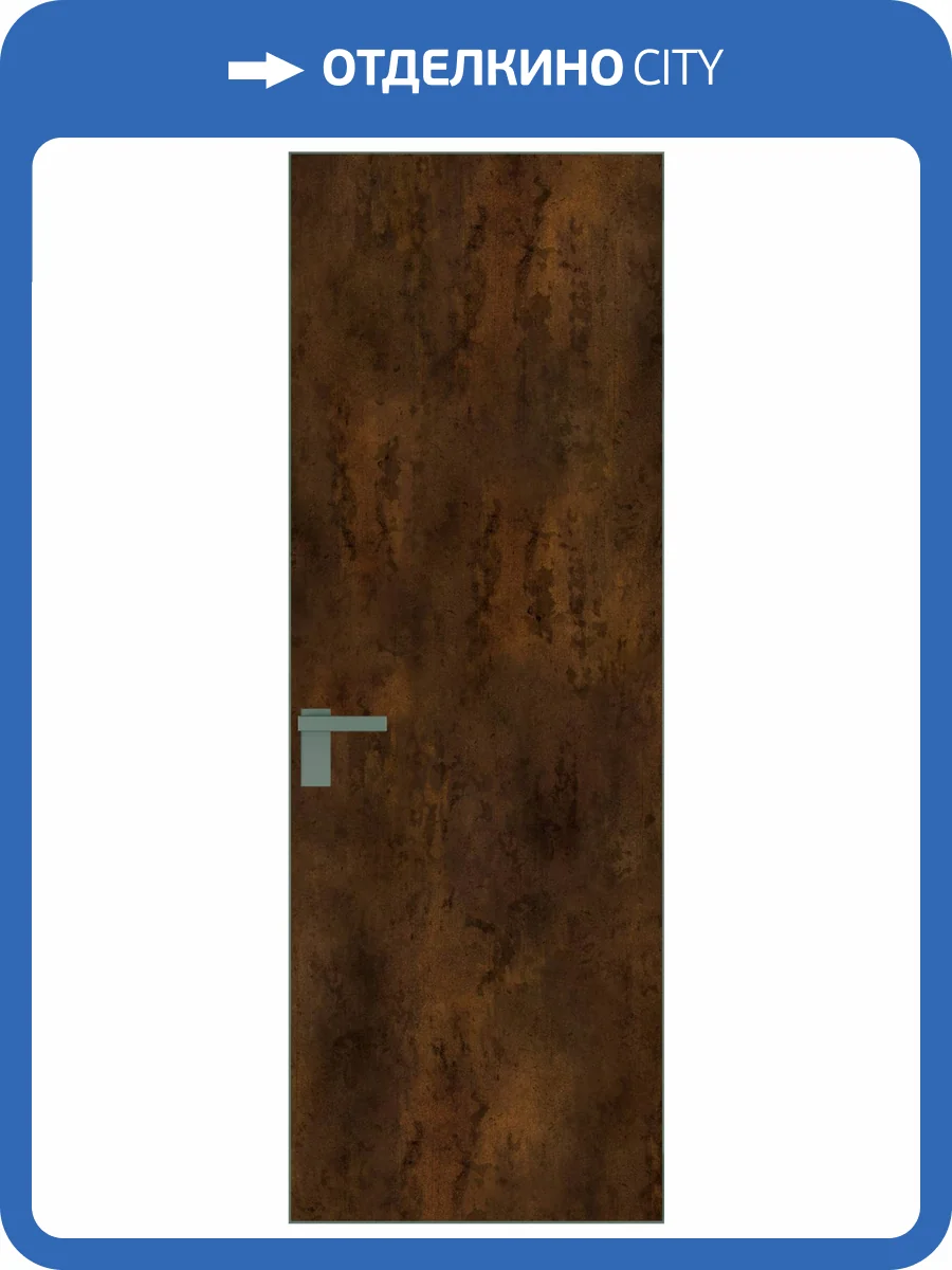 Межкомнатная дверь Profil Doors 1 AGK цвет профиля Зеленый воск, алюминиевая панель бронза 600x2000 фото 2