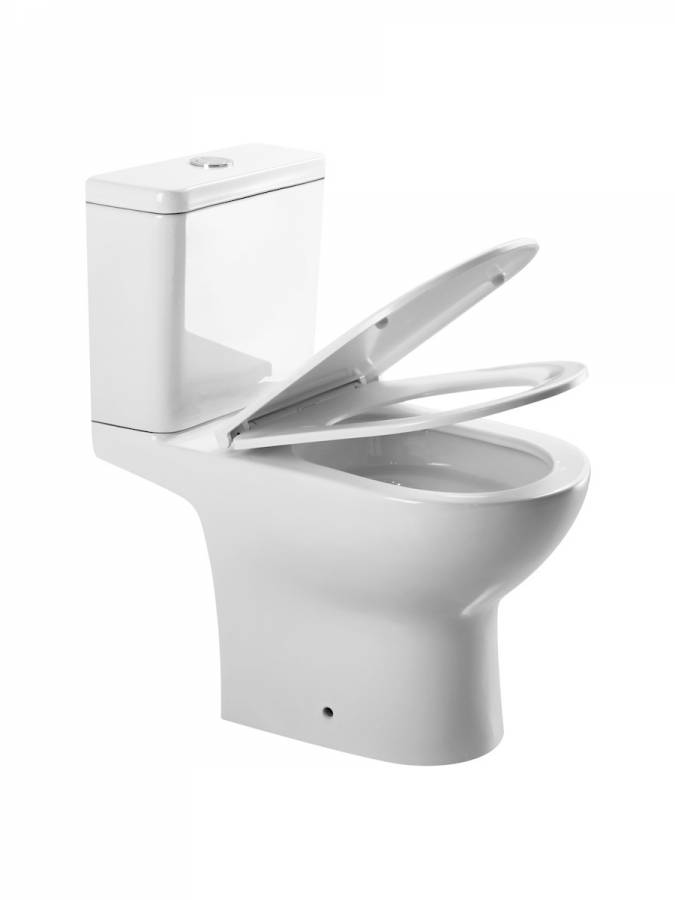 Унитаз-компакт Watersense Lalina Vortex W00749 безободковый, сиденье микролифт