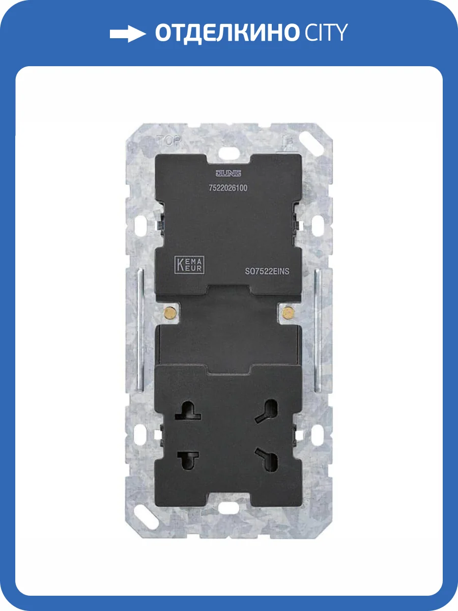 Розетка для электробритв Jung 115/230V SO7522EINS фото 2