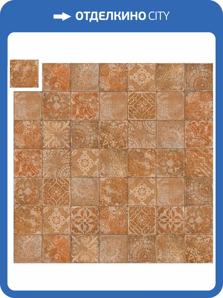 Декор ISLA Pomposa 1006826 Dec. Mix Ambra 20x20 фото 16