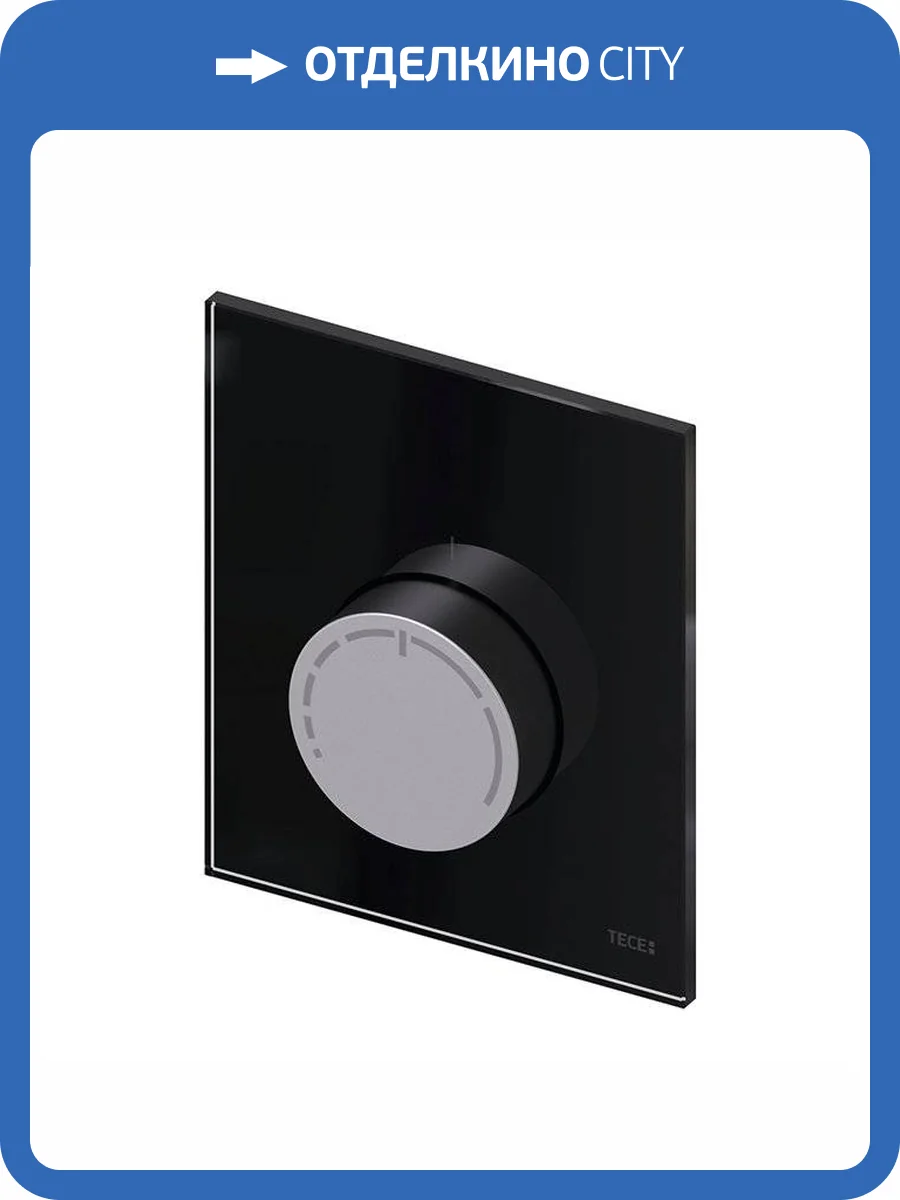 Лицевая панель TECE RTL box, стекло черное фото 2