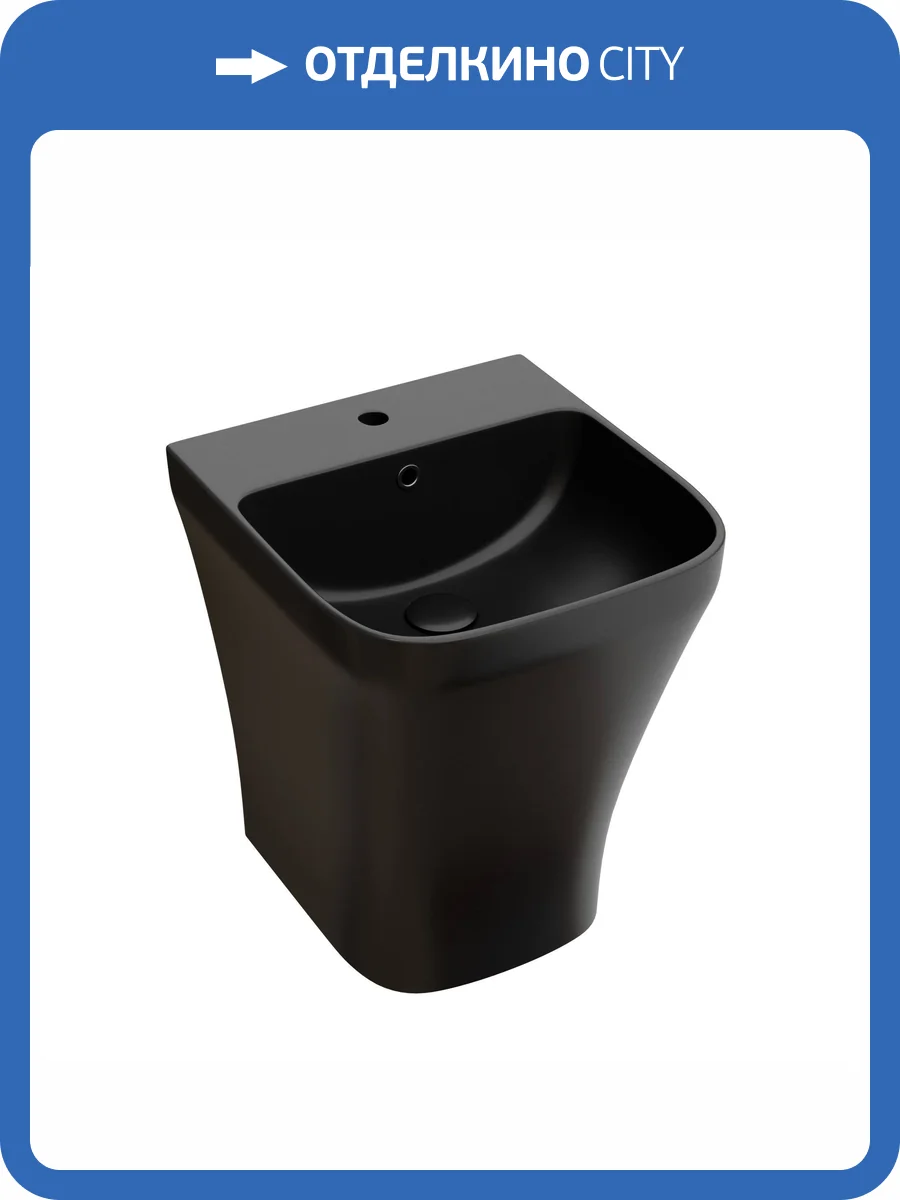 Раковина Ceramica Nova Dion CN6067MB 40 см, черная матовая фото 6