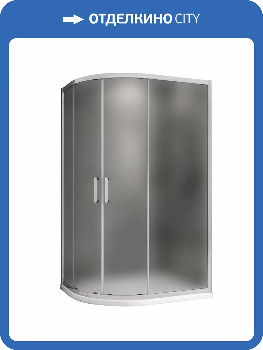 Душевой уголок Abber Schwarzer Diamant AG01180M Хром фото 6