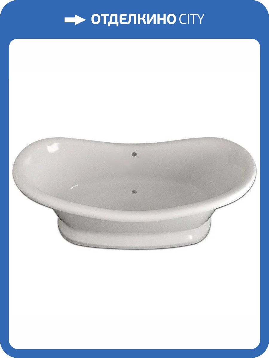 Ванна из искусственного камня Фэма Габриэлла 190x80 на подиуме фото 6