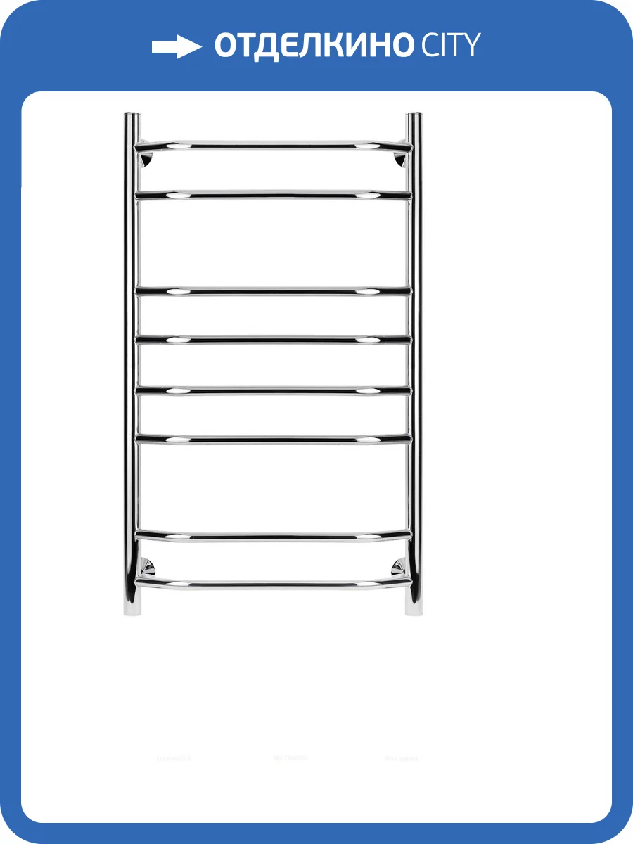 Полотенцесушитель электрический Secado Агата 4603777450229 2 100x60, R, хром фото 3