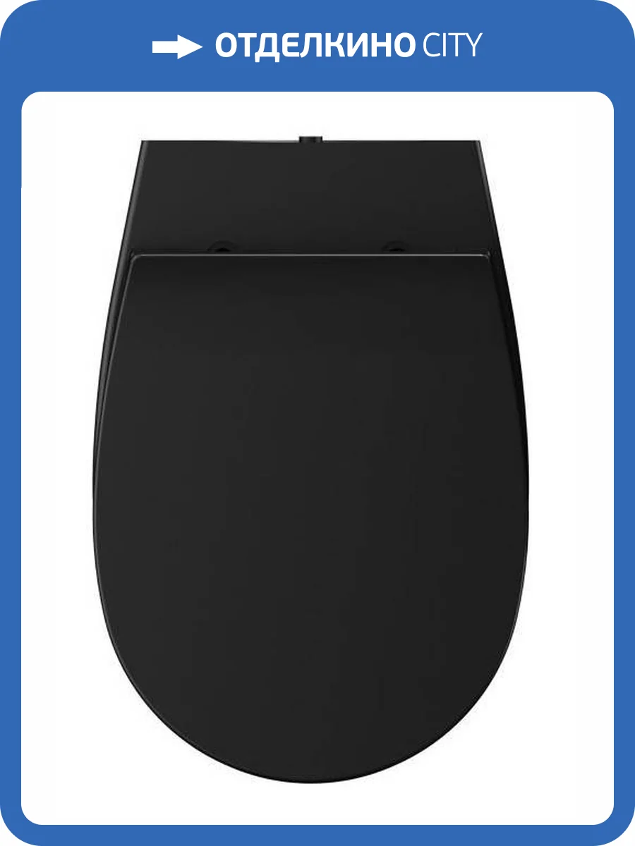 Крышка-сиденье Isvea Sentimenti Neo 40D40521I-S черный матовый фото 4