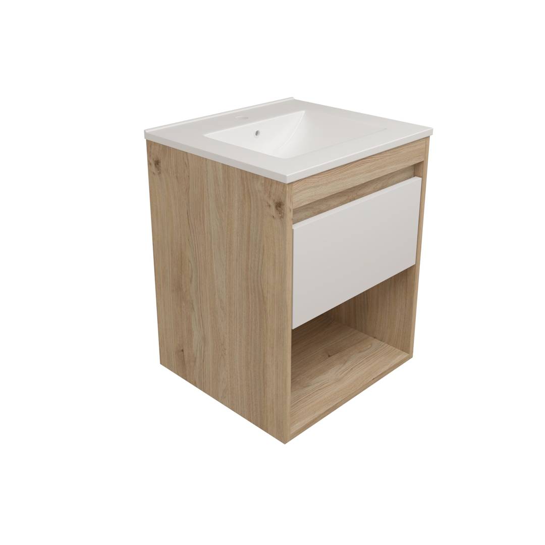 Тумба под раковину Watersense Nancy W00886 дуб, 50 см фото 2