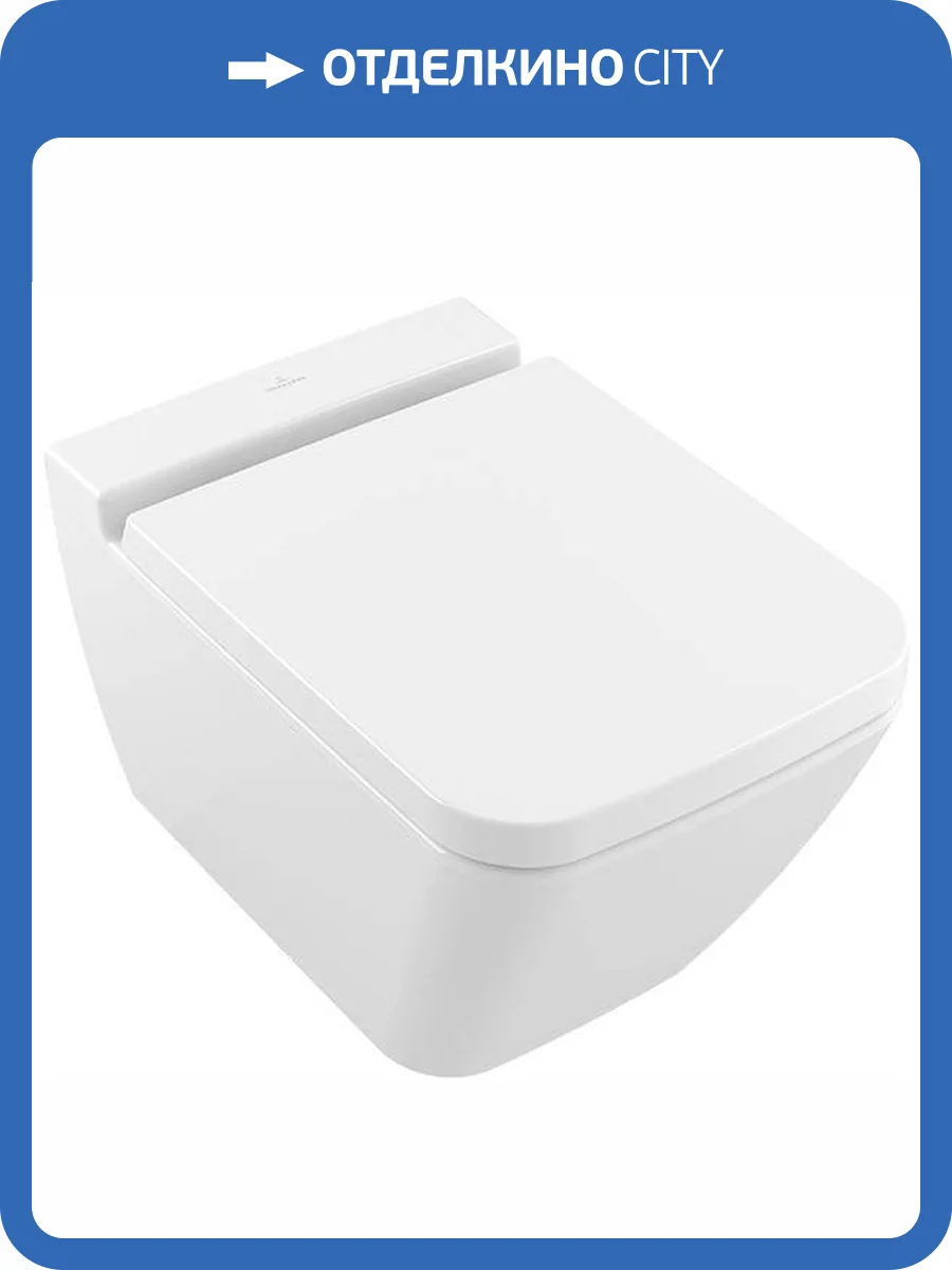 Чаша для унитаза подвесного Villeroy&Boch Finion 4664R0R1 alpin, Ceramicplus фото 11