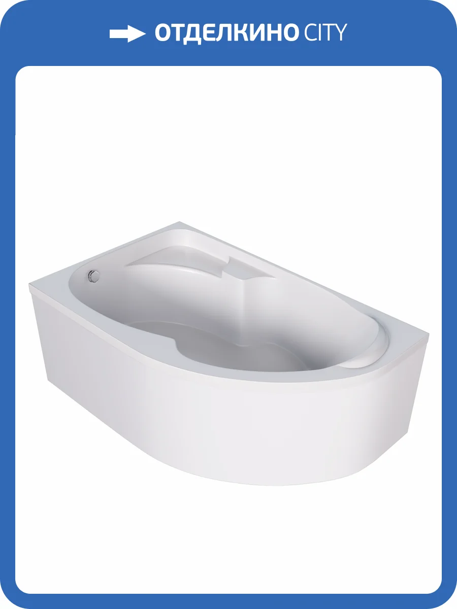 Акриловая ванна 1MarKa Diana 160x100 левая фото 11