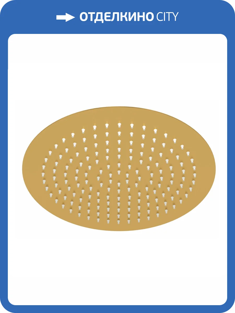 Верхний душ Wasserkraft Aisch A262 золотой фото 3