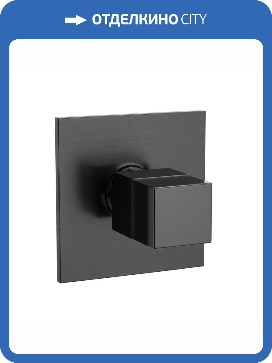 Смеситель для душа Remer Q-Elegance QT30CFP черный брашированный хром фото 3