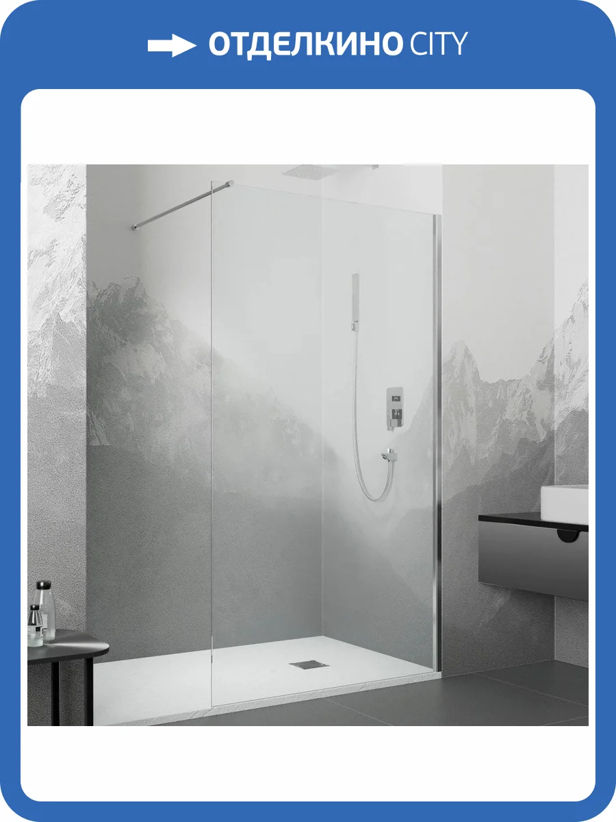 Душевая перегородка RGW WA-010 120x195, стекло прозрачное фото 4