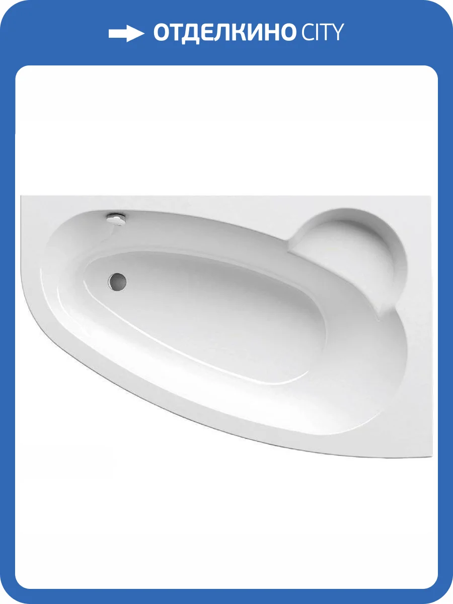 Акриловая ванна Ravak Asymmetric 160x105 правая, с ножками фото 6