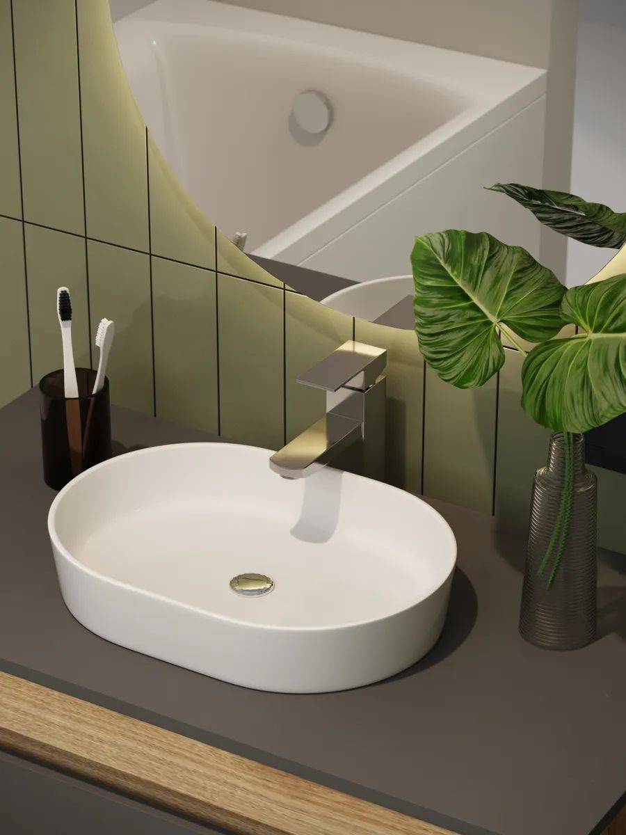 Смеситель для раковины Watersense Eva W00341 хром фото 7