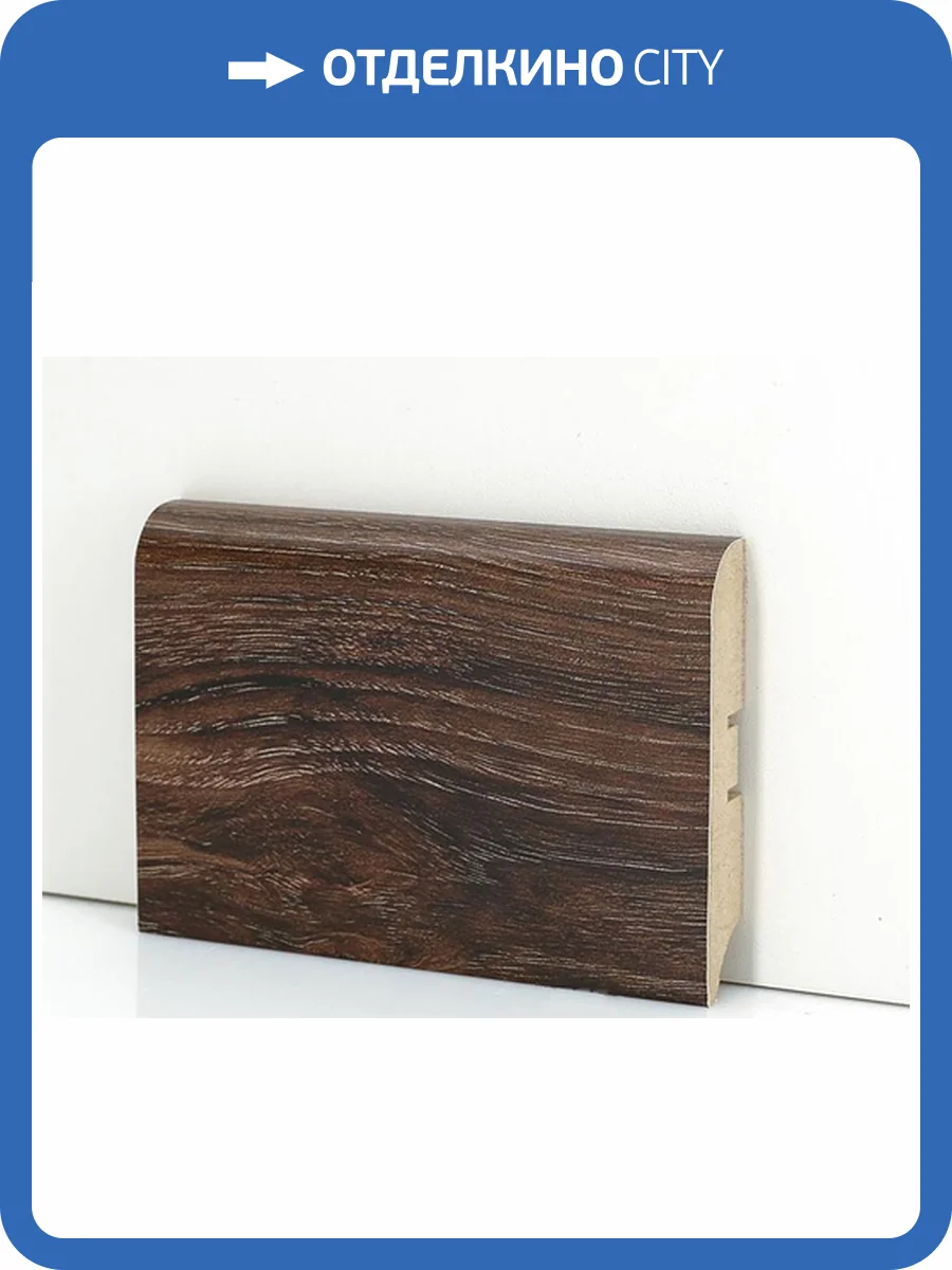 Плинтус МДФ Natura Дуб Leuven PL-E011-02 2400x80x16 фото 2