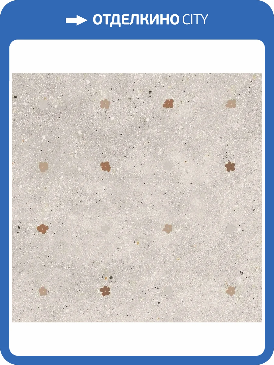 Керамогранит Ape Ceramica Ama Fiori Avorio Rect 60x60 фото 2