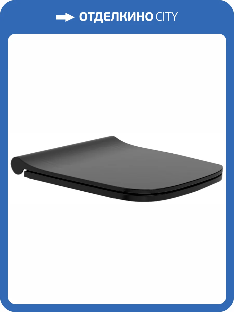 Крышка-сиденье для унитаза Boheme Bello 975-B черный фото 2