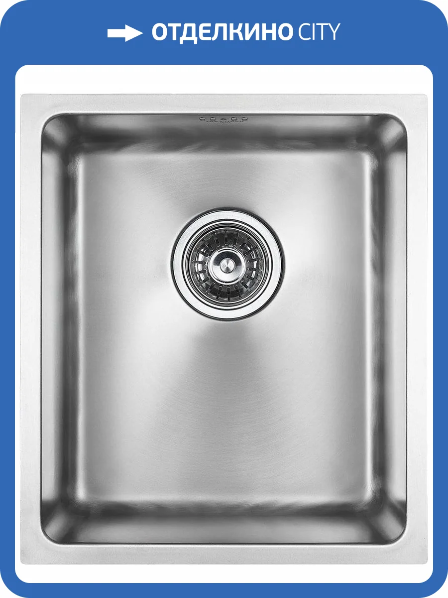 Мойка кухонная Paulmark Vista PM904438-BS брашированная нержавеющая сталь фото 5