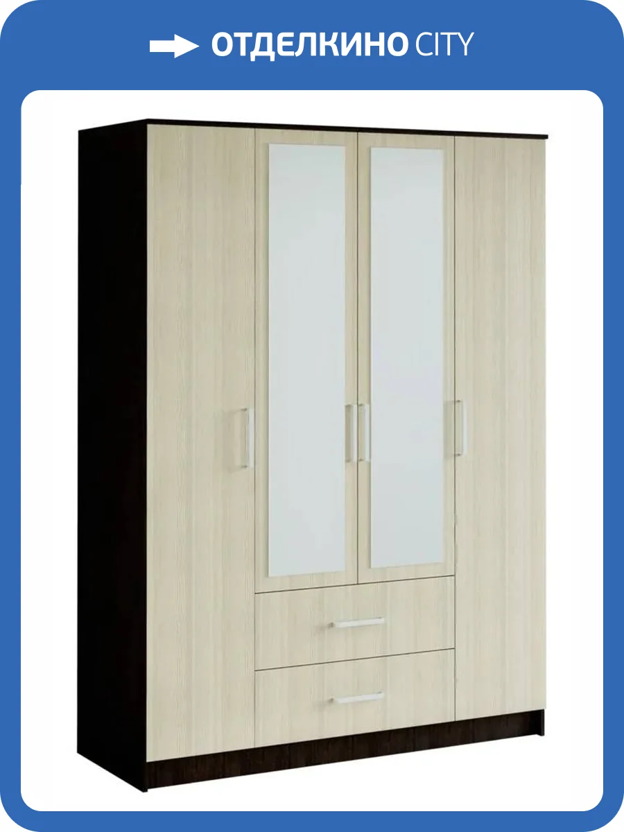 Шкаф БТС МЕБЕЛЬ Фиеста Т0018342 венге, лоредо фото 7