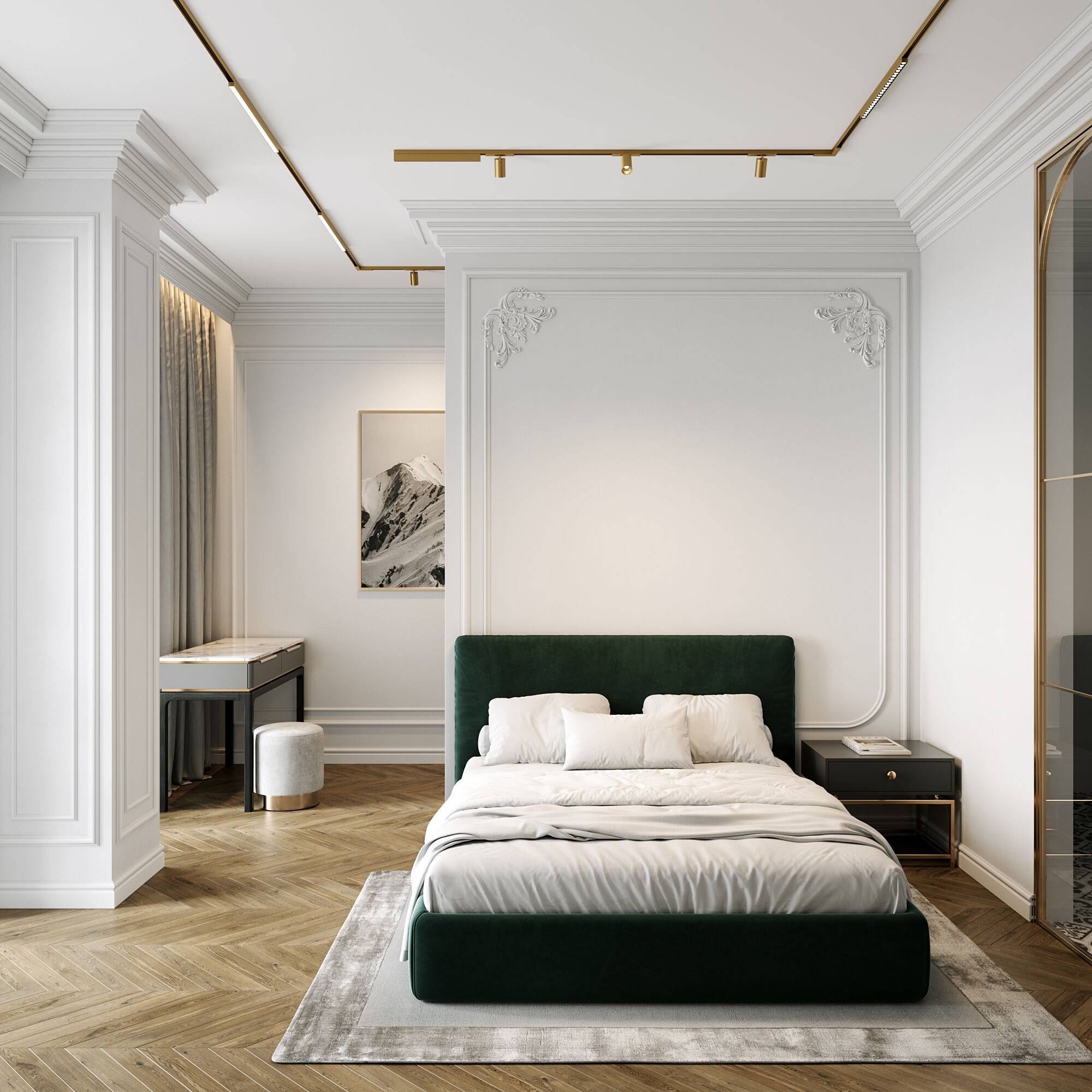 Трековый линейный светодиодный светильник Elektrostandard Brass Line 85528/01 10W 3000K латунь фото 7