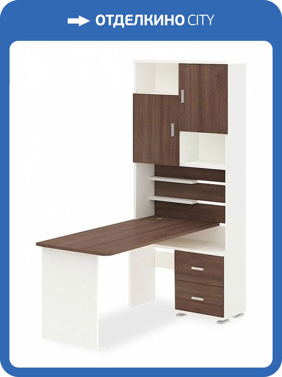 Стол компьютерный Merdes Домино MER_SR-720-160-BESHSH-CH-PRAV фото 2