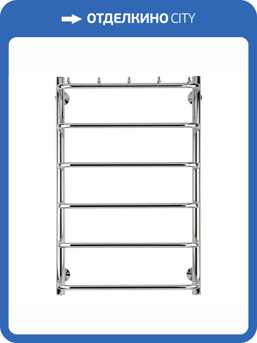 Полотенцесушитель электрический Secado Мерида 4603777452247 1 К 80x40, R, хром фото 2