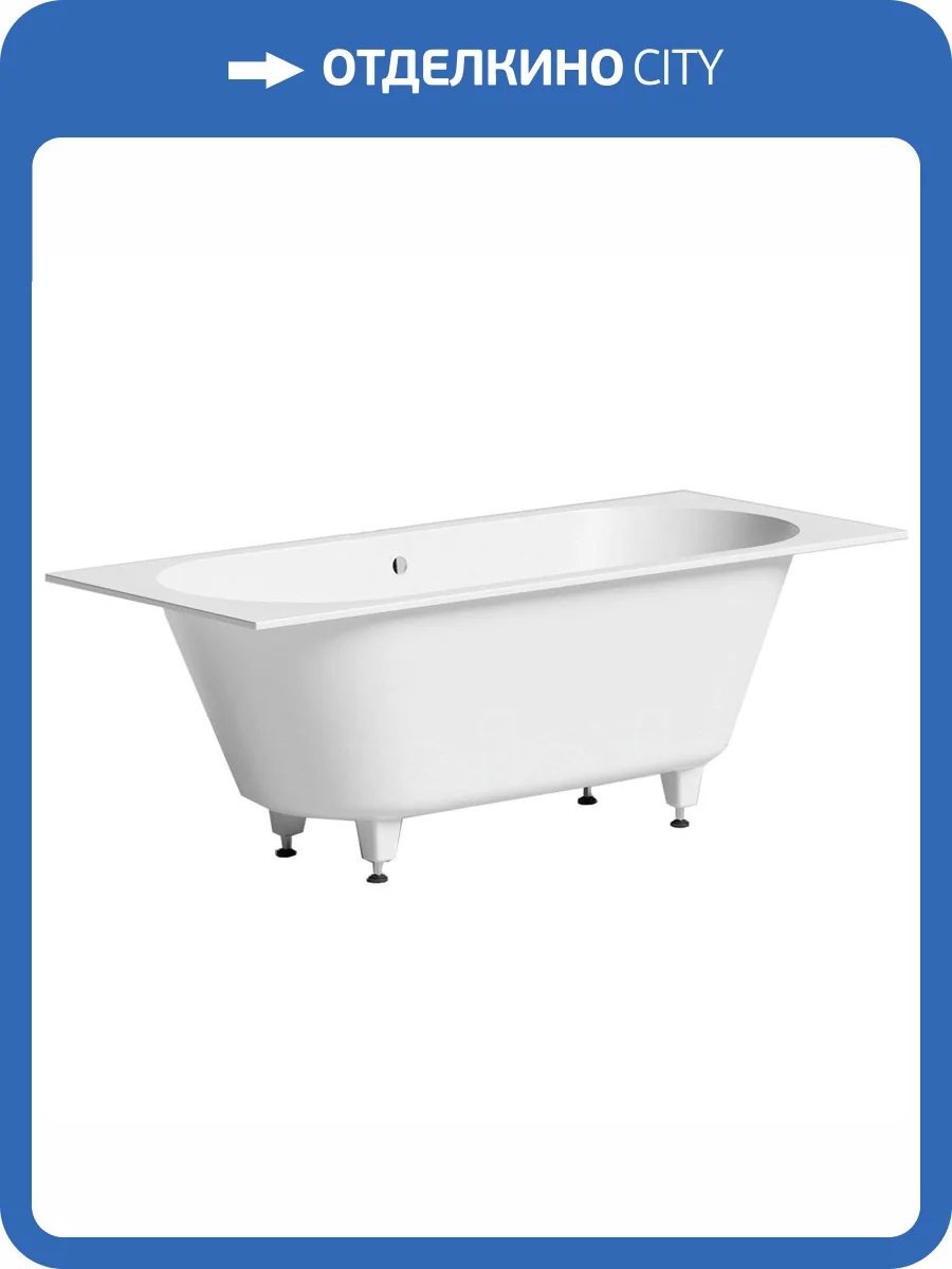 Ванна из искусственного камня Salini Ornella 104623M 170x70 белая матовая фото 8