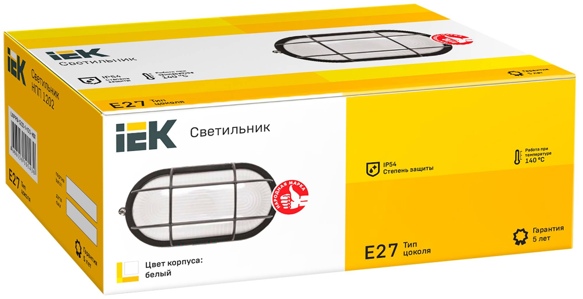 Настенный светильник IEK НПП1202 LNPP0-1202-1-100-K01 фото 2