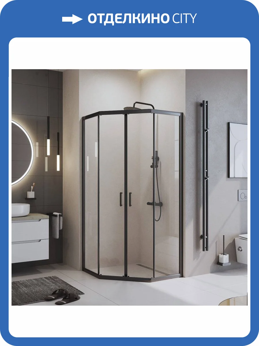 Душевой уголок BelBagno Uno 195 P-2-100-C-Cr фото 4