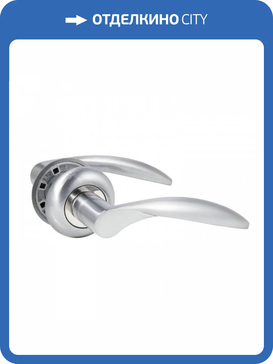 Ручка BUSSARE EURO/FIN E-13-01 MAT.CHROME матовый хром фото 2