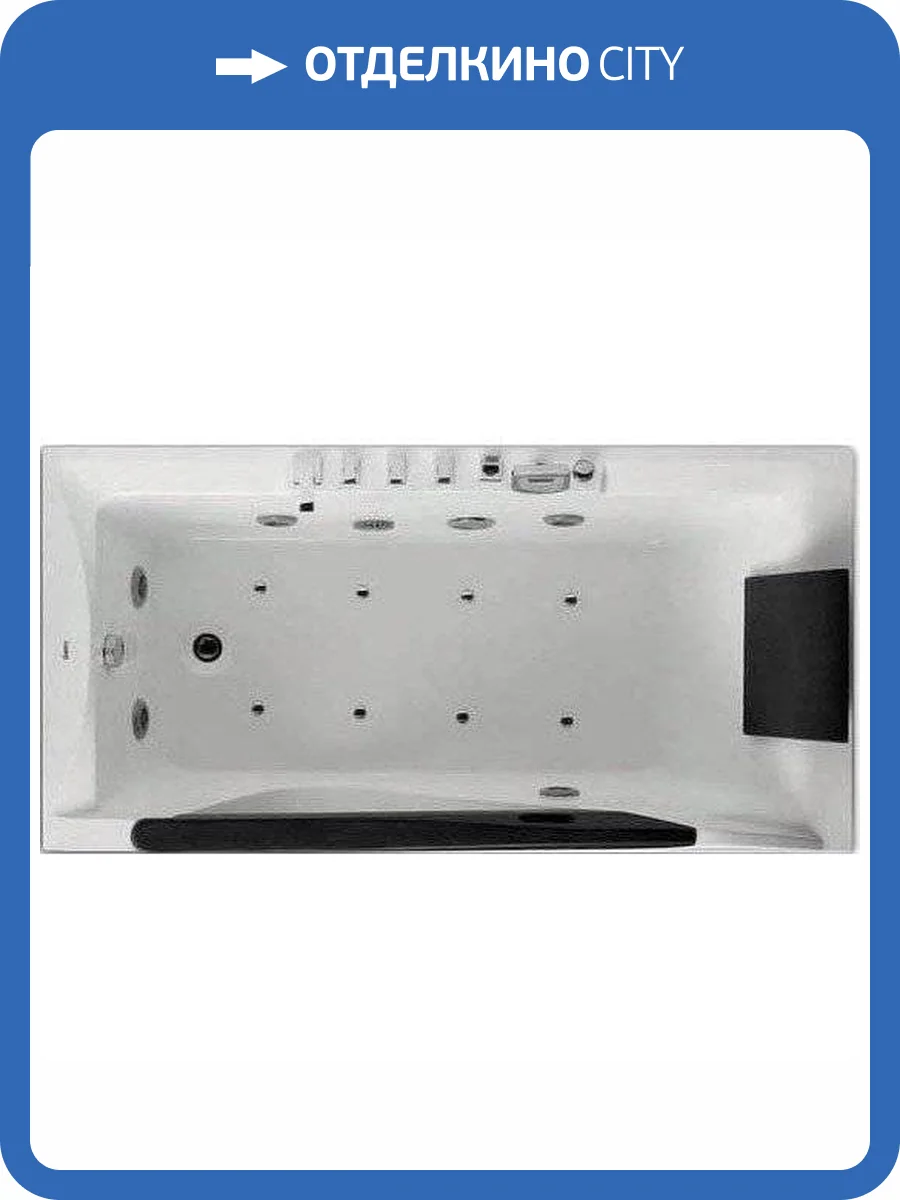 Акриловая ванна Gemy G9055 K L 180x90 левая фото 5