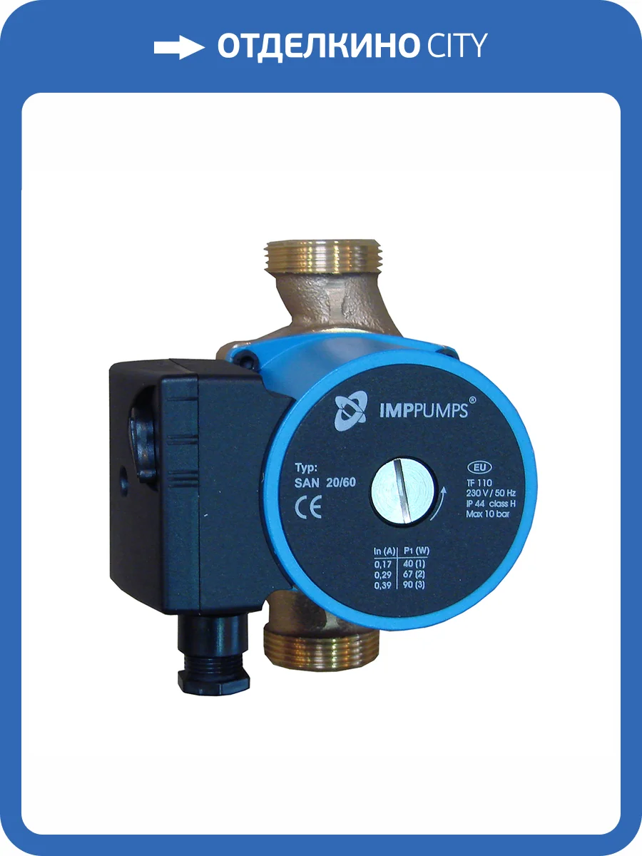 Циркуляционный насос IMP PUMPS SAN 25/40-130 фото 3