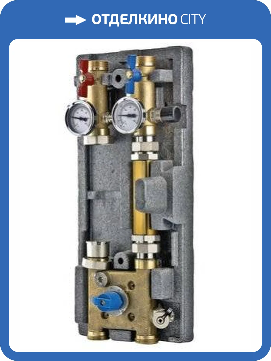 Насосная группа VALTEC с байпасом и трехходовым клапаном для систем VARIMIX 1 1/4 - 3W-KV4 фото 2