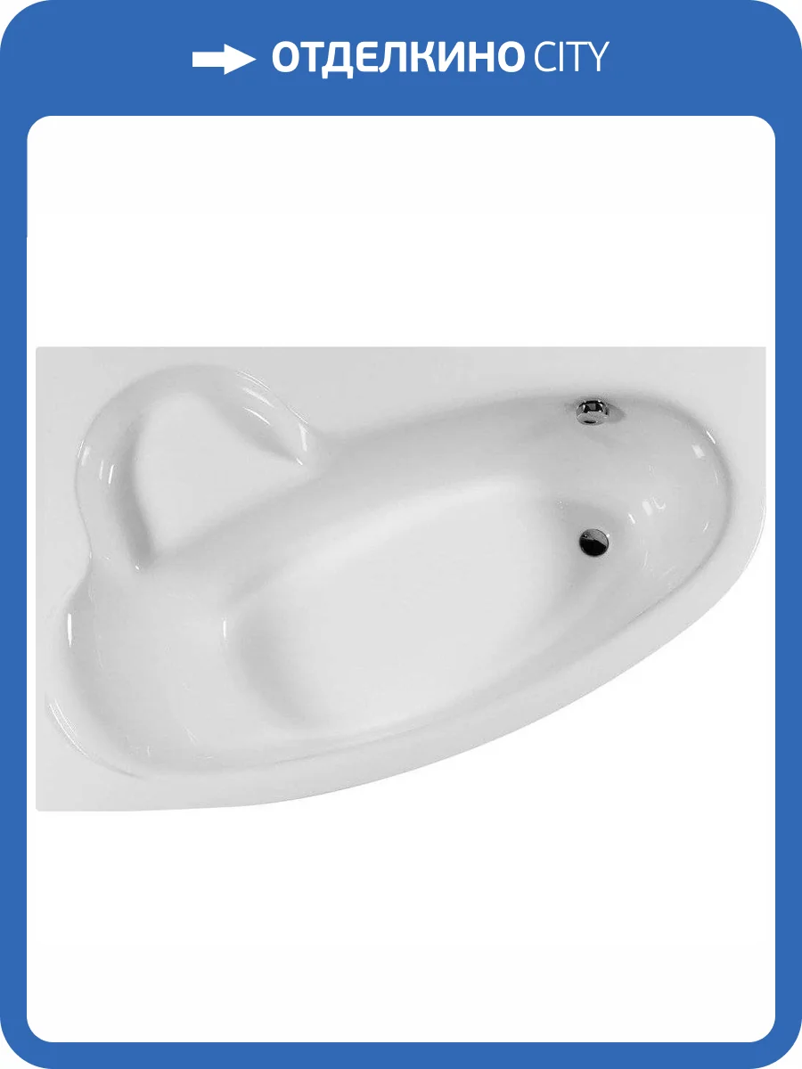 Акриловая ванна Ravak Asymmetric 150x100 левая, с ножками фото 8