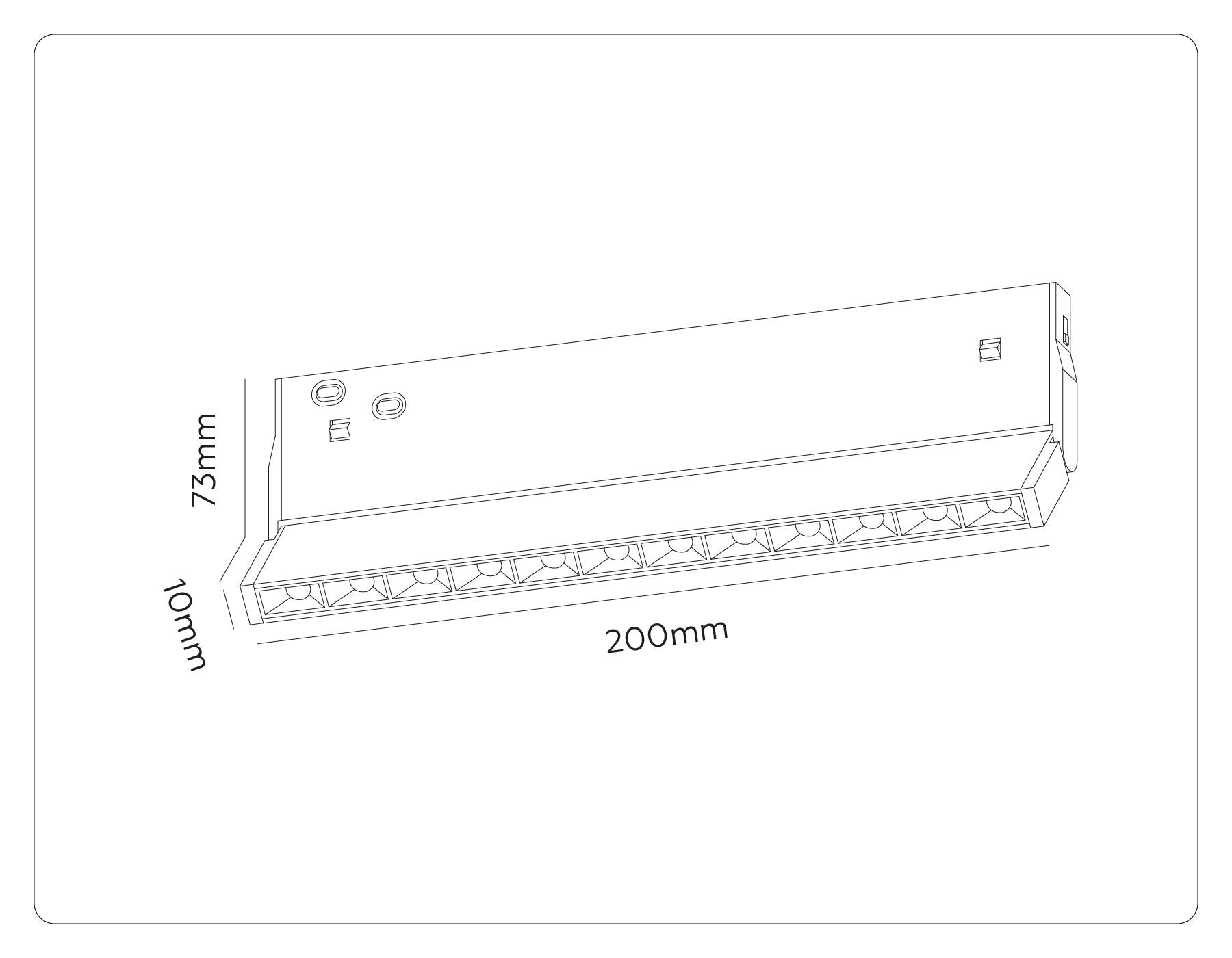 Трековый линейный светодиодный светильник Ambrella light Track System GL2360 фото 8